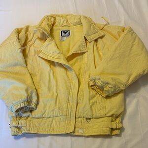 Obermeyer Light Yellow Ski Jacket